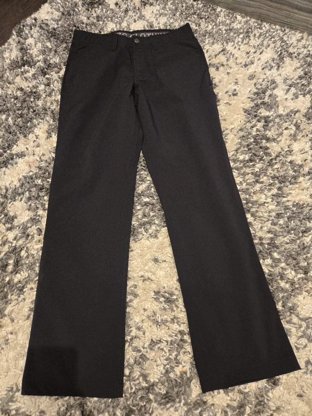 BC Clothing Men’s Straight Leg Comfort Waist Pants | Size 32x32 | Black